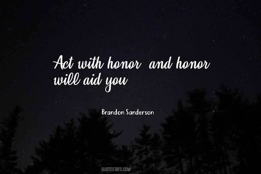 Quotes About Honor #38407 Quotes About Honor #38407
