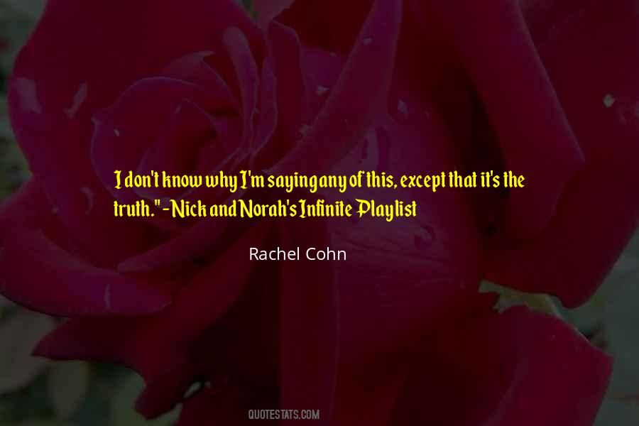 Nick Norah Infinite Playlist Quotes #252683