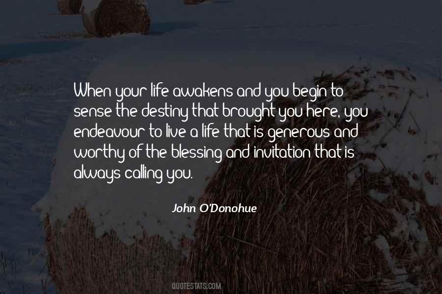 Quotes About Your Life Calling #395654