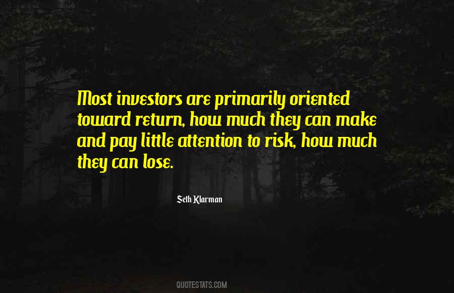 Quotes About Investors #1099515