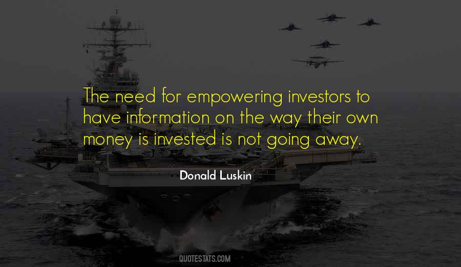 Quotes About Investors #1252485