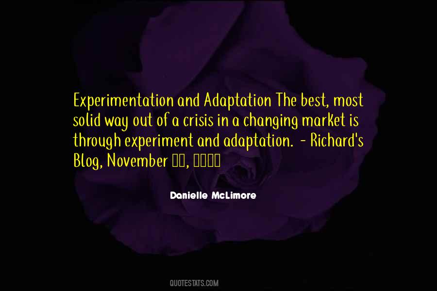 Quotes About Adaptation #1211500