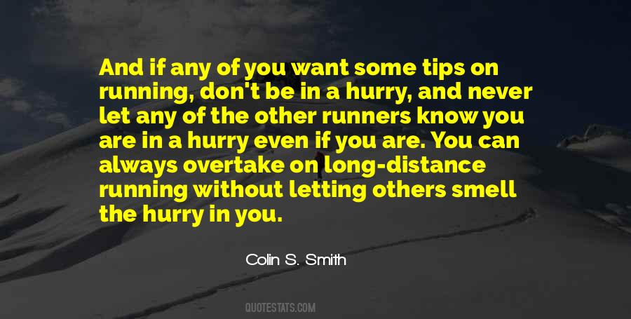 Quotes About Long Distance Running #581584