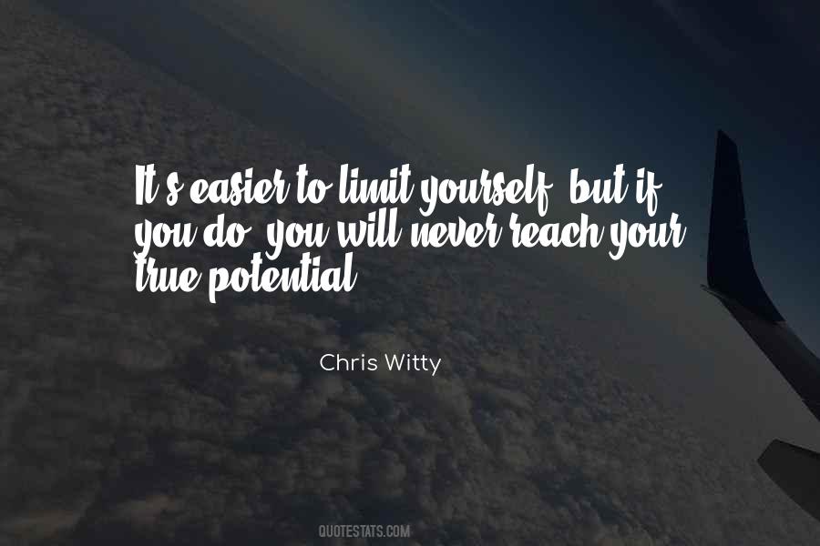 Limit Yourself Quotes #1135428