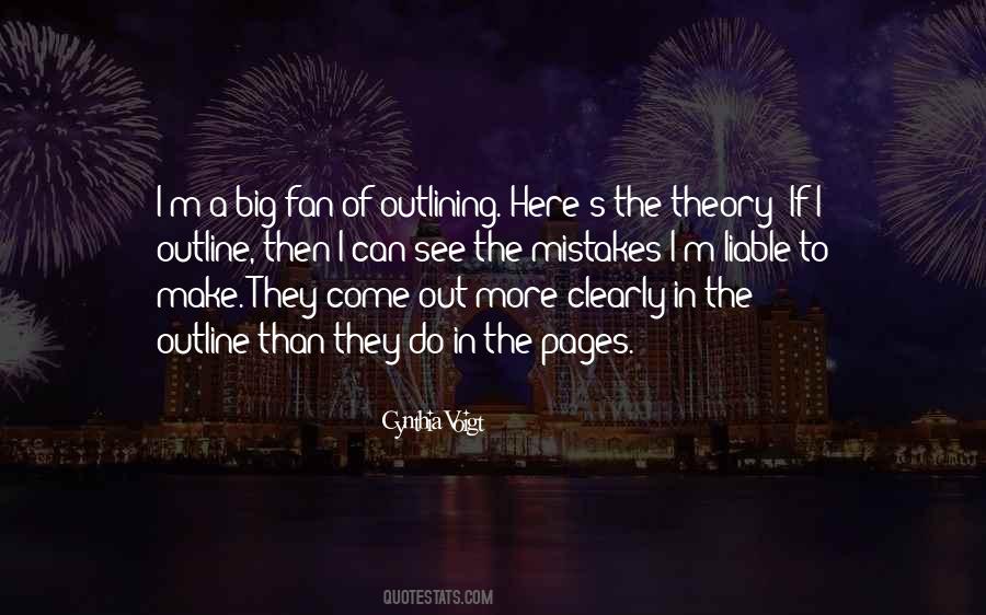 Quotes About Outlining #137889