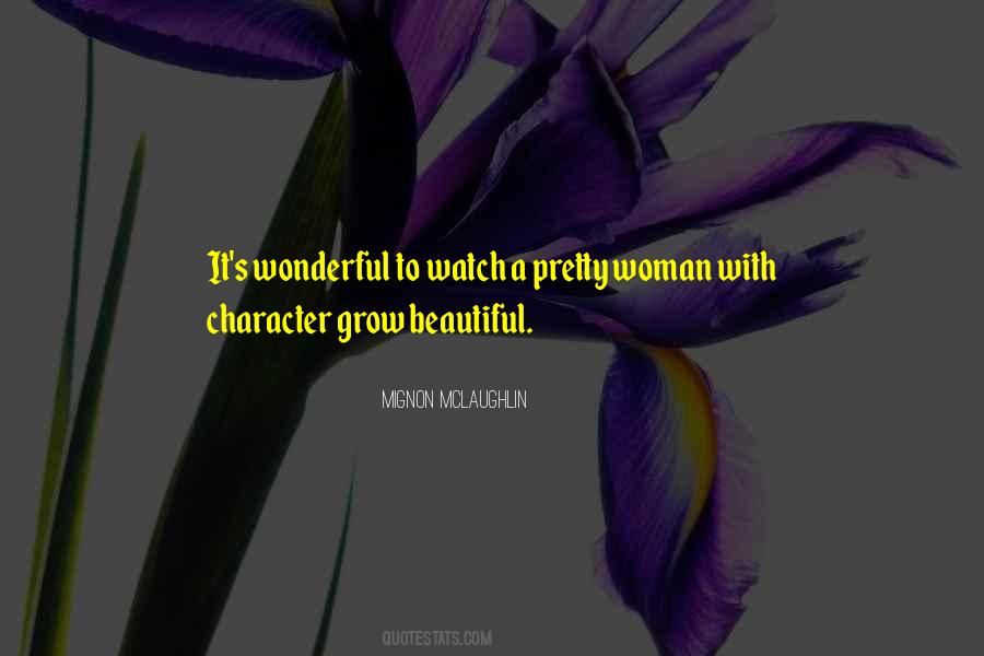 Quotes About A Wonderful Woman #517012