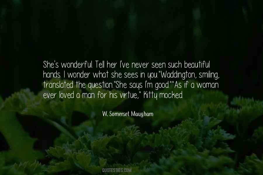 Quotes About A Wonderful Woman #955947