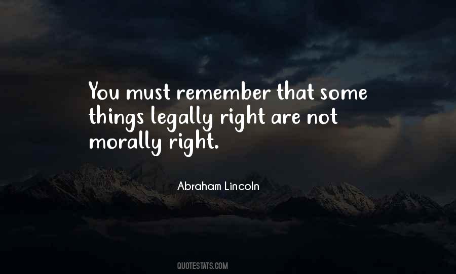 Morally Right Quotes #553059