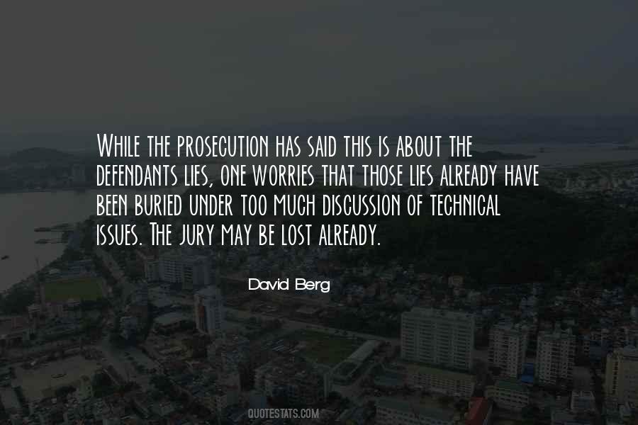 Quotes About Prosecution #110999