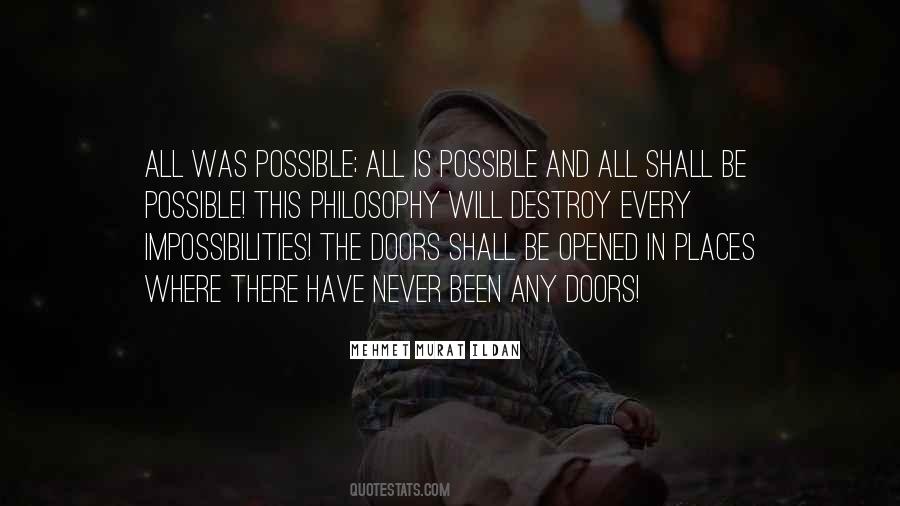 All Is Possible Quotes #1245685