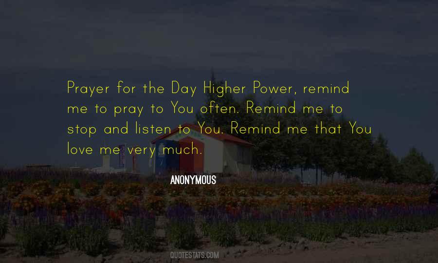 Quotes About Higher Power #941772