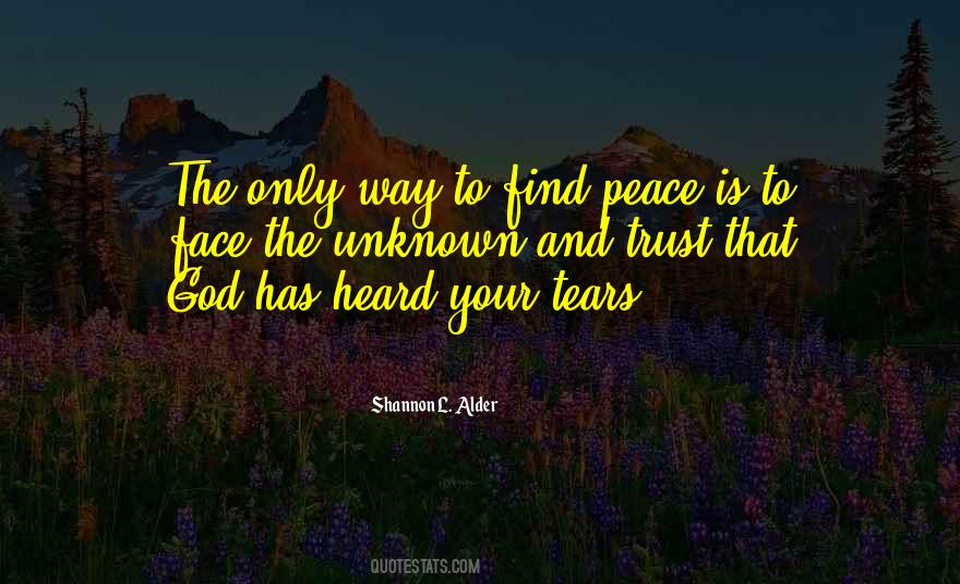 Find Peace Quotes #1358168