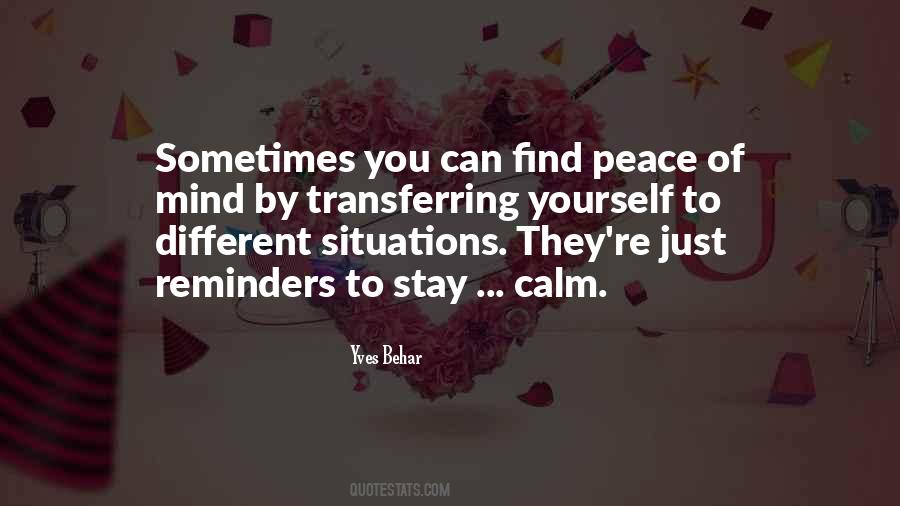 Find Peace Quotes #1382491