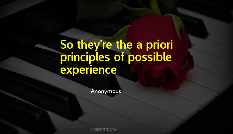 Quotes About Priori #211770