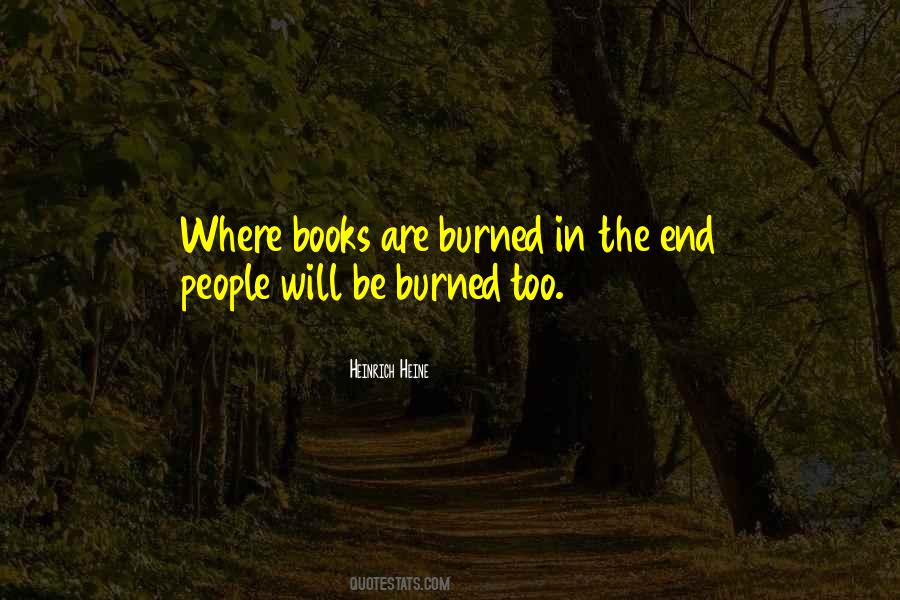 Book Burned Quotes #956714