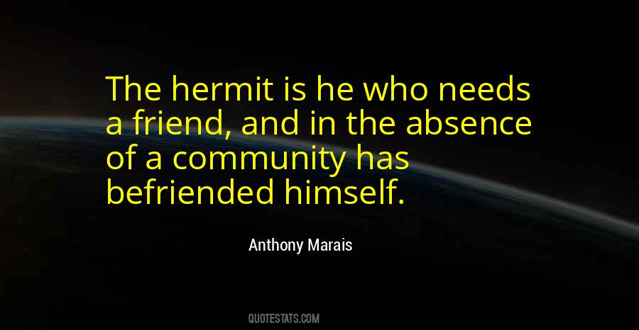 Quotes About Hermits #1253924