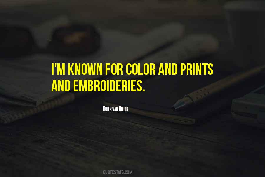 Quotes About Prints #1044724