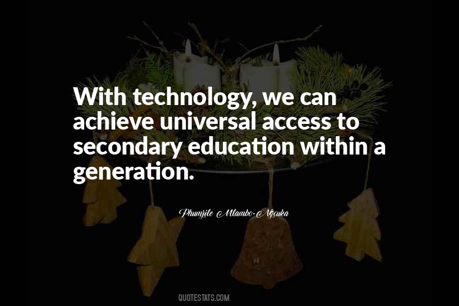 Quotes About Universal Education #1508199