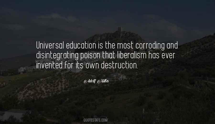Quotes About Universal Education #379987