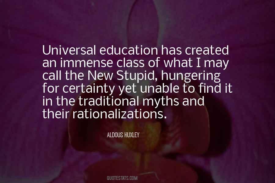 Quotes About Universal Education #689361