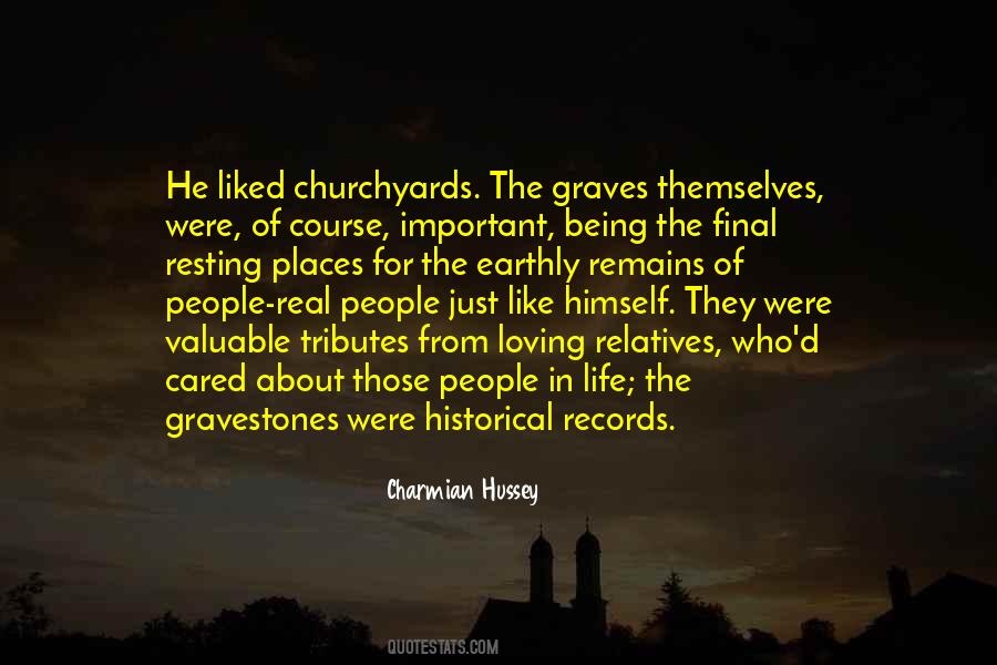 Quotes About Important Places #1193632