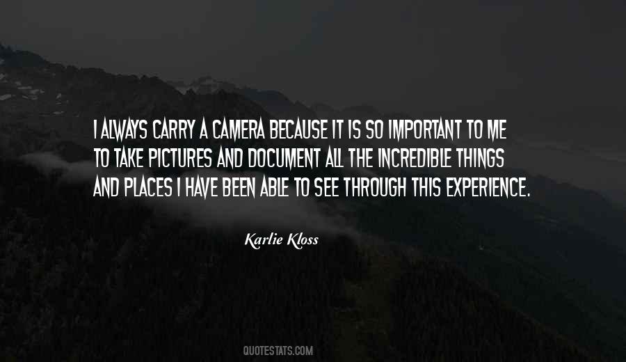 Quotes About Important Places #1365583