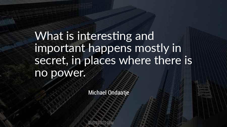 Quotes About Important Places #391919