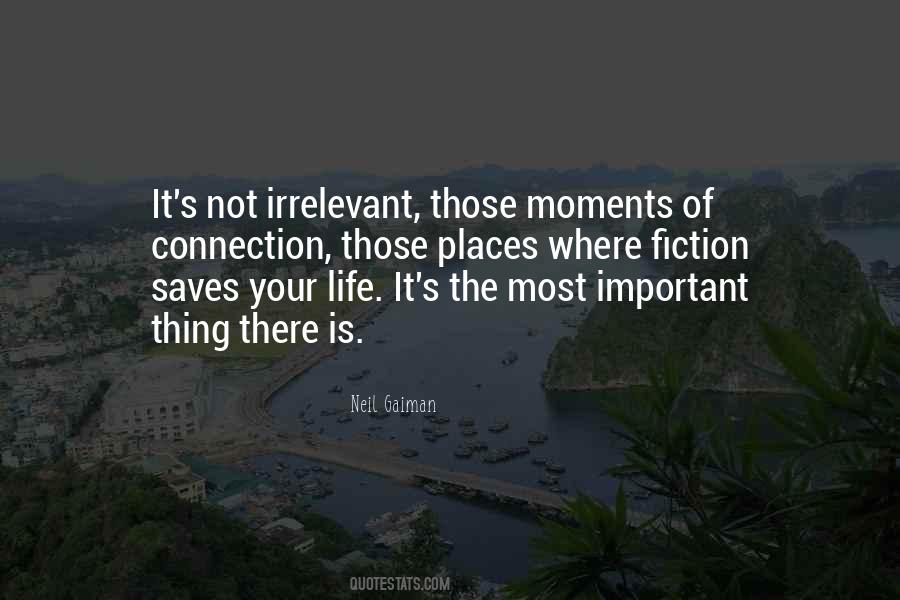 Quotes About Important Places #700039