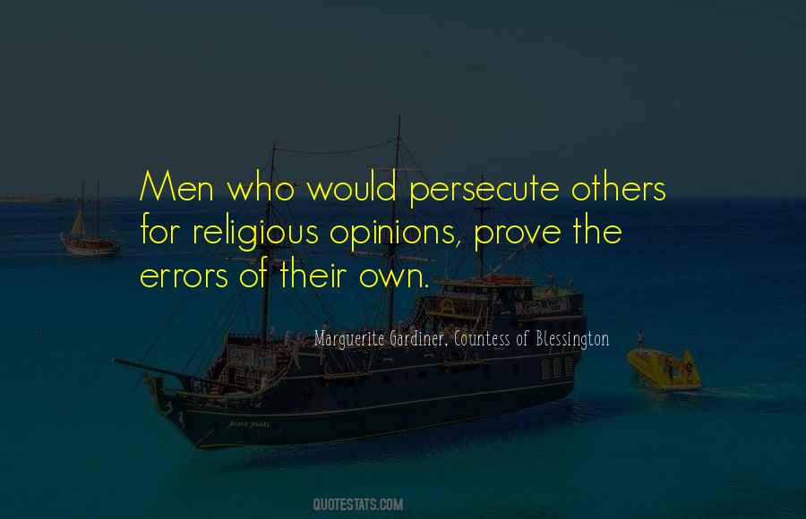 Religious Opinions Quotes #1527072