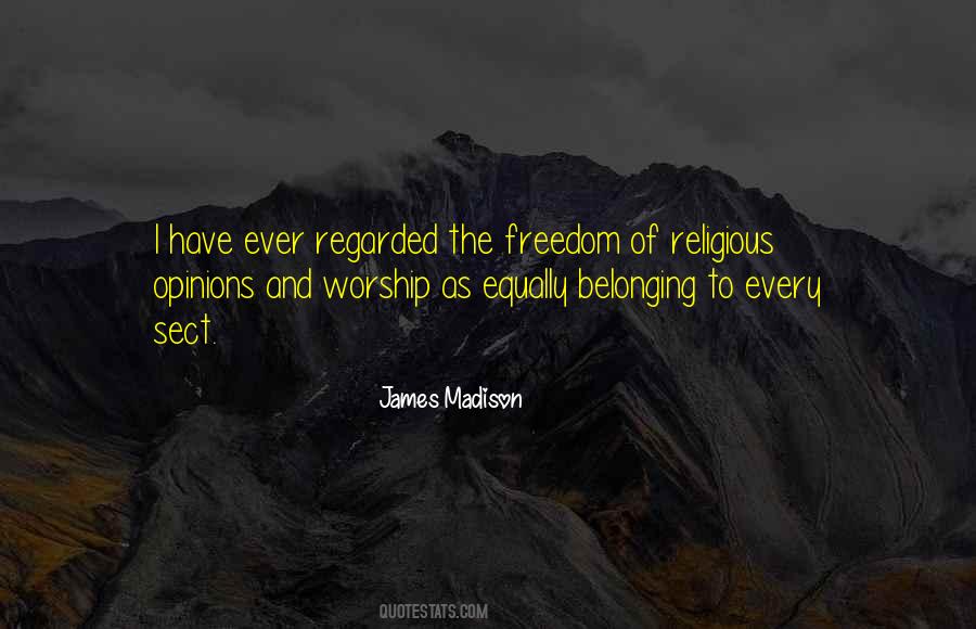 Religious Opinions Quotes #565778