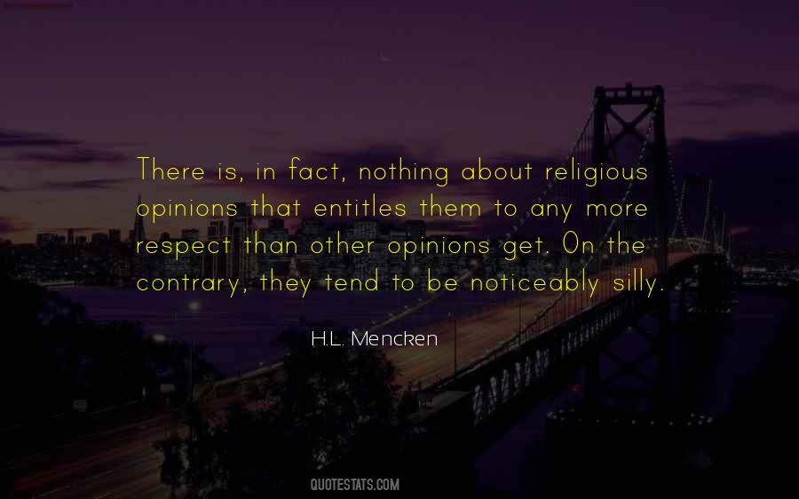 Religious Opinions Quotes #994882