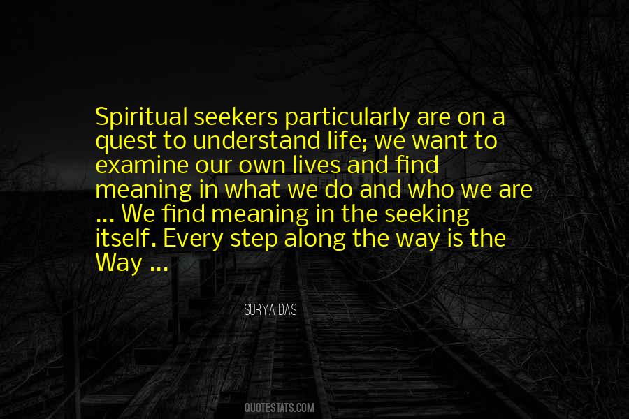 Spiritual Quest Quotes #12825