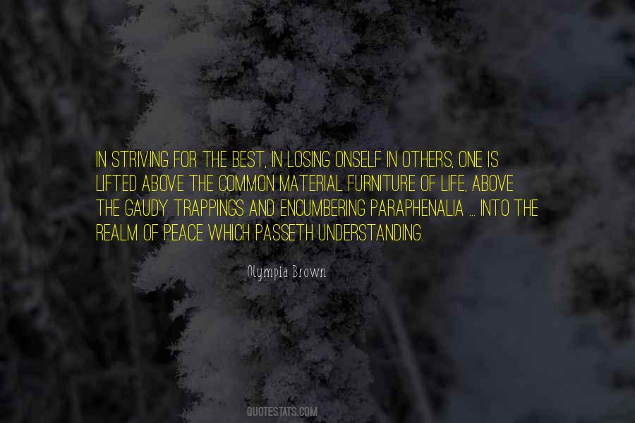 Quotes About Understanding And Peace #1065293