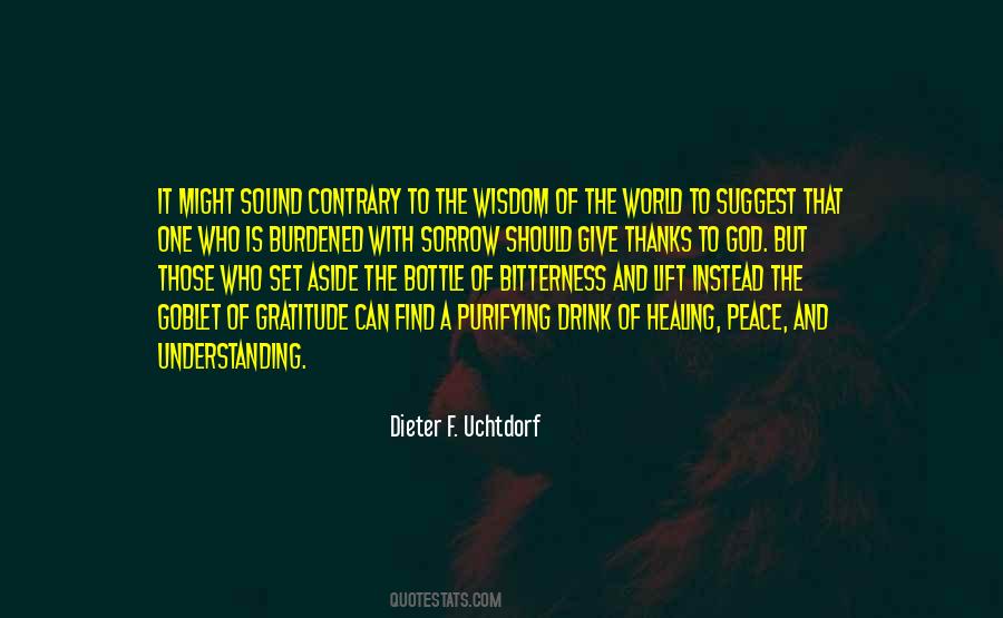 Quotes About Understanding And Peace #148159