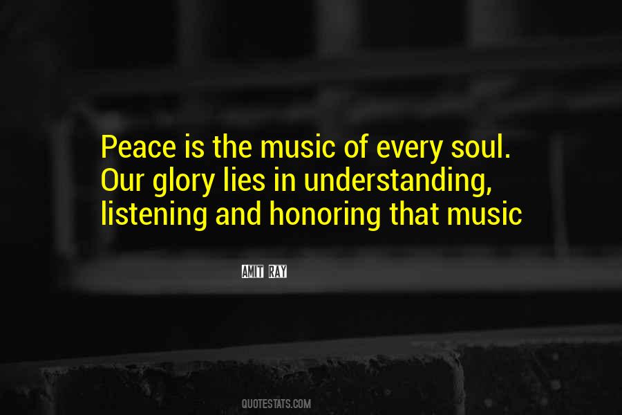 Quotes About Understanding And Peace #238011
