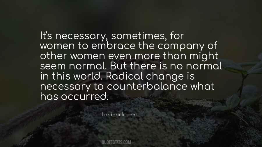 Change For Women Quotes #1755990