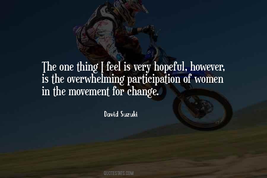 Change For Women Quotes #1848876