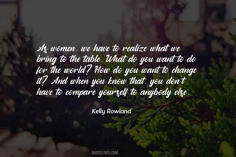 Change For Women Quotes #776940