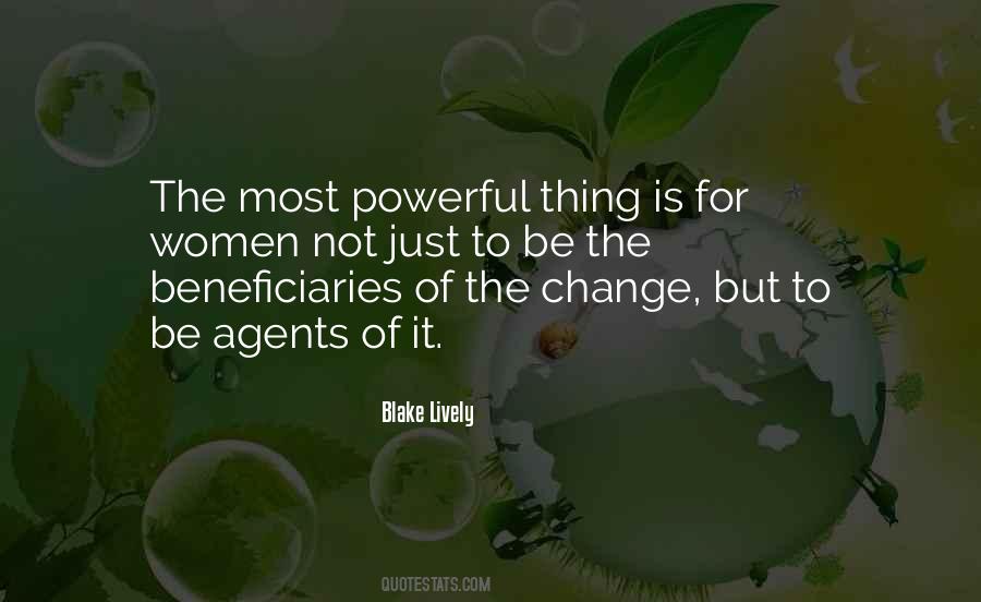 Change For Women Quotes #928154