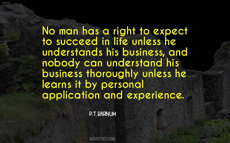 Quotes About Experience In Business #255882