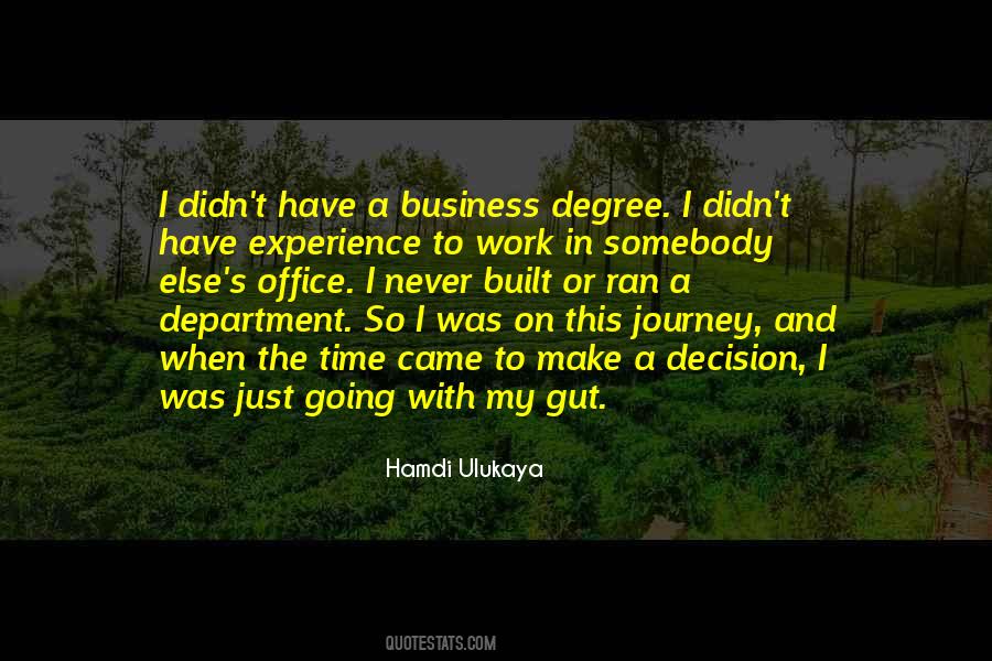Quotes About Experience In Business #317660