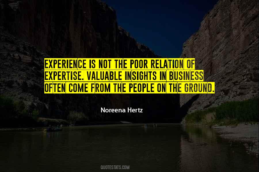 Quotes About Experience In Business #361938