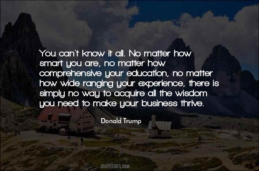 Quotes About Experience In Business #474969
