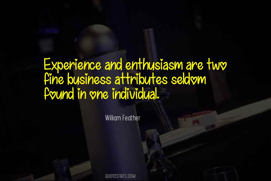 Quotes About Experience In Business #814676
