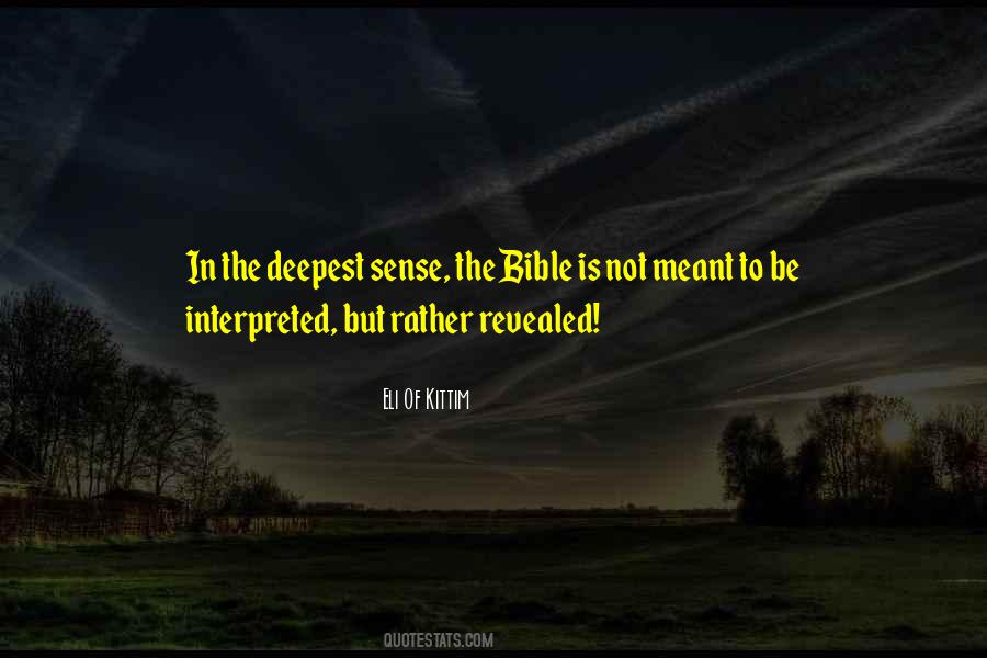 Quotes About Bible Interpretation #746214