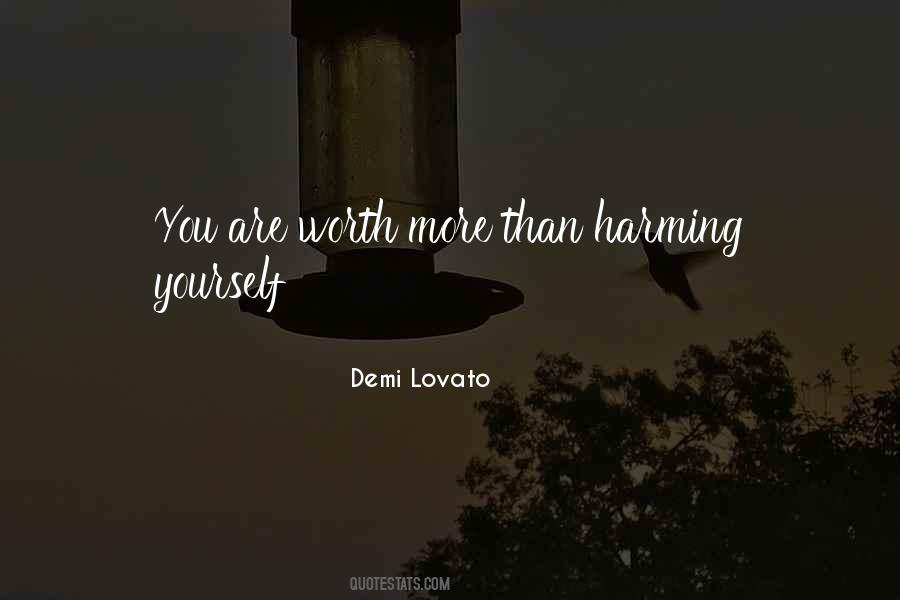 Quotes About Harming Yourself #602376