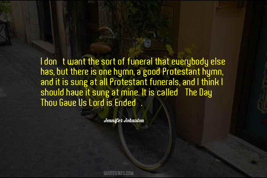 Quotes About Funeral Day #1242255
