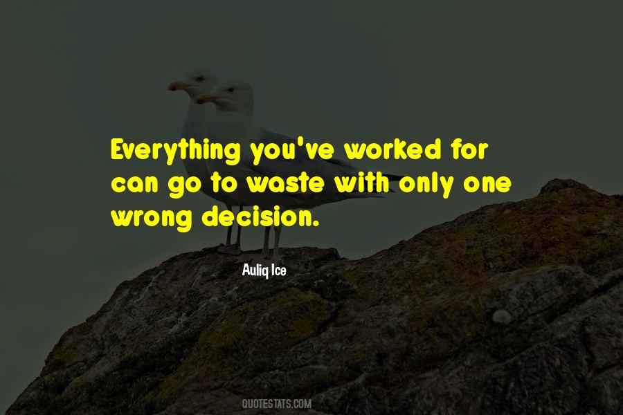 Quotes About Decision #1717740