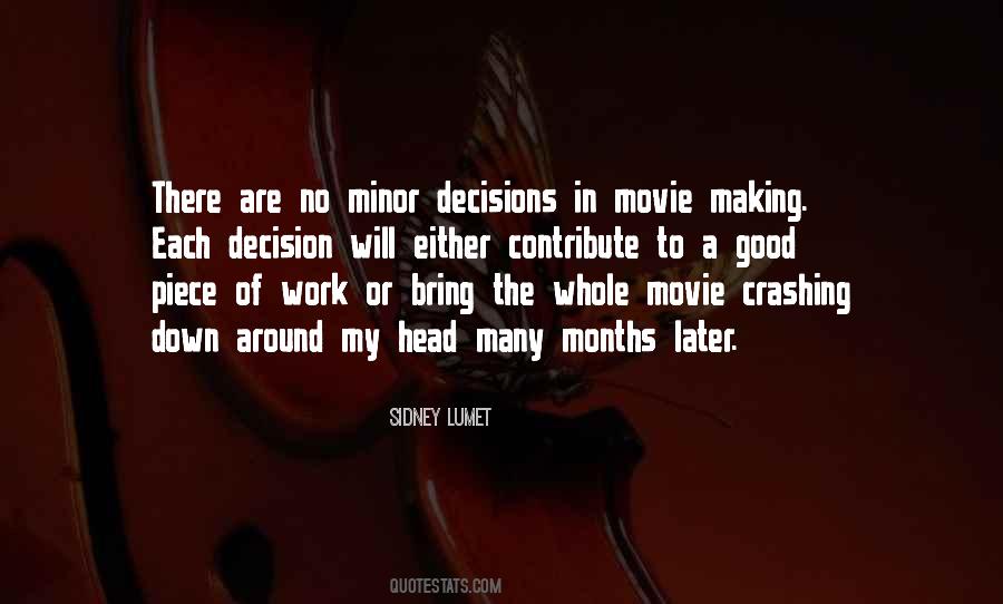 Quotes About Decision #1725055