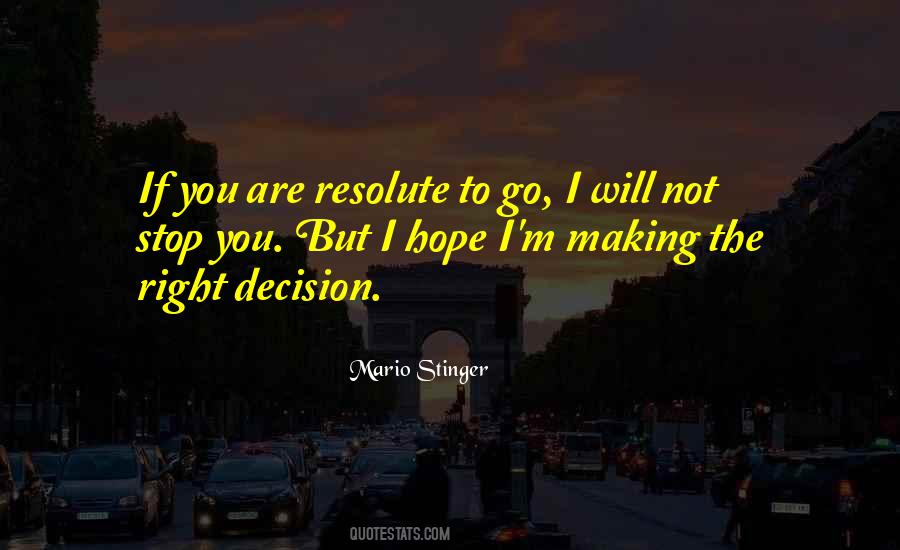 Quotes About Decision #1754250